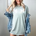Women Baseball Mom Women's Comfort Colors T-Shirt Denim Women Baseball Mom Women's Comfort Colors T-Shirt Denim