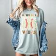 Women Kids Baseball Game Day Vibes Smile Baseball Mom Women's Comfort Colors T-Shirt Denim Women Kids Baseball Game Day Vibes Smile Baseball Mom Women's Comfort Colors T-Shirt Denim