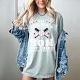 Yes This Is My Son Out Baseball Mom Women's Comfort Colors T-Shirt Denim