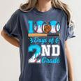 100 Days Of 2nd Grade Baseball 100th Day Of School Boys Kids Women's Comfort Colors T-Shirt Moss 100 Days Of 2nd Grade Baseball 100th Day Of School Boys Kids Women's Comfort Colors T-Shirt Moss