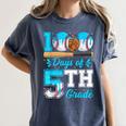100 Days Of 5th Grade Baseball 100th Day Of School Boys Kids Women's Comfort Colors T-Shirt Moss 100 Days Of 5th Grade Baseball 100th Day Of School Boys Kids Women's Comfort Colors T-Shirt Moss