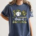 100 Days Of School Baseball Camo Art For Boys Kids Students Women's Comfort Colors T-Shirt Moss 100 Days Of School Baseball Camo Art For Boys Kids Students Women's Comfort Colors T-Shirt Moss
