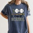 100 Days Of School Baseball Camo Boys School Teacher Women's Comfort Colors T-Shirt Moss 100 Days Of School Baseball Camo Boys School Teacher Women's Comfort Colors T-Shirt Moss