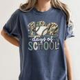 100 Days Of School Baseball Camo Camo Cap Boy School Women's Comfort Colors T-Shirt Moss 100 Days Of School Baseball Camo Camo Cap Boy School Women's Comfort Colors T-Shirt Moss