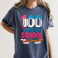 100 Days Of School Baseball Drip Bat 100th Day Of School Boy Women's Comfort Colors T-Shirt Moss 100 Days Of School Baseball Drip Bat 100th Day Of School Boy Women's Comfort Colors T-Shirt Moss