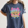 100 Days Of School Baseball Drip Boys Kids 100th Day Women's Comfort Colors T-Shirt Moss 100 Days Of School Baseball Drip Boys Kids 100th Day Women's Comfort Colors T-Shirt Moss