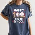 100 Days Of School Baseball Theme Kids Teens Boys 100th Day Women's Comfort Colors T-Shirt Moss 100 Days Of School Baseball Theme Kids Teens Boys 100th Day Women's Comfort Colors T-Shirt Moss