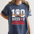 100 Days Of School Baseball 100 Days Smarter Boys Student Women's Comfort Colors T-Shirt Moss 100 Days Of School Baseball 100 Days Smarter Boys Student Women's Comfort Colors T-Shirt Moss