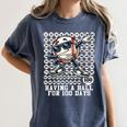 100 Days Of School Boys Dabbing Baseball 100th Day Of School Women's Comfort Colors T-Shirt Moss 100 Days Of School Boys Dabbing Baseball 100th Day Of School Women's Comfort Colors T-Shirt Moss