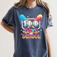 100 Days Of School Ice Cream Baseball Player For Kids Boys Women's Comfort Colors T-Shirt Moss