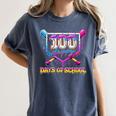 100 Drippy Days Of School Baseball For Boy Kids Women's Comfort Colors T-Shirt Moss 100 Drippy Days Of School Baseball For Boy Kids Women's Comfort Colors T-Shirt Moss