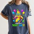 100th Day Of School Banana Baseball Drip For Kids Youth Girl Women's Comfort Colors T-Shirt Moss 100th Day Of School Banana Baseball Drip For Kids Youth Girl Women's Comfort Colors T-Shirt Moss