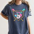 5th Fifth Birthday Baseball Bat Ice-Cream Drip 5yrs Old Boys Women's Comfort Colors T-Shirt Moss 5th Fifth Birthday Baseball Bat Ice-Cream Drip 5yrs Old Boys Women's Comfort Colors T-Shirt Moss