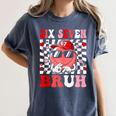 6 7 Bruh Six Seven Valentine Heart Baseball Women's Comfort Colors T-Shirt Moss