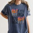 6 7 If You Know You Know Baseball Ice Cream Dip Women's Comfort Colors T-Shirt Moss