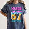 6 7 Mason Baseball Drip Women's Comfort Colors T-Shirt Moss 6 7 Mason Baseball Drip Women's Comfort Colors T-Shirt Moss