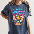 I Was 6 Now I'm 7 Baseball Birthday Boy For Teens Kids Women's Comfort Colors T-Shirt Moss