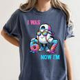 I Was 6 Now I'm 7 Baseball Birthday Drip Ice Cream Boy Women's Comfort Colors T-Shirt Moss I Was 6 Now I'm 7 Baseball Birthday Drip Ice Cream Boy Women's Comfort Colors T-Shirt Moss