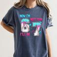 Now Im 6 Next Year I'Ll Be 7 Baseball Ice Cream Drip 67 Meme Women's Comfort Colors T-Shirt Moss