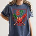 67 Baseball Drip Christmas Meme Six Seven Gen Alpha Slang Women's Comfort Colors T-Shirt Moss