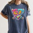 67 Baseball Ice Cream Drip Number Women's Comfort Colors T-Shirt Moss 67 Baseball Ice Cream Drip Number Women's Comfort Colors T-Shirt Moss