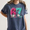 67 Ice Cream Drip Baseball Gen Alpha Slang Six Seven Meme Women's Comfort Colors T-Shirt Moss 67 Ice Cream Drip Baseball Gen Alpha Slang Six Seven Meme Women's Comfort Colors T-Shirt Moss
