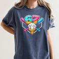 67 Ice Cream Drip Baseball Meme Six Seven Gen Alpha Slang Women's Comfort Colors T-Shirt Moss