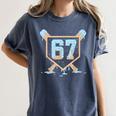 67 Ice Cream Drip Baseball Meme Six Seven Gen Alpha Women's Comfort Colors T-Shirt Moss 67 Ice Cream Drip Baseball Meme Six Seven Gen Alpha Women's Comfort Colors T-Shirt Moss