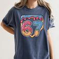 67 Ice Cream Drip Meme Baseball Women's Comfort Colors T-Shirt Moss 67 Ice Cream Drip Meme Baseball Women's Comfort Colors T-Shirt Moss