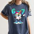 67 Meme Six Seven 6 7 Meme Dab Baseball Ice Cream Drip Women's Comfort Colors T-Shirt Moss 67 Meme Six Seven 6 7 Meme Dab Baseball Ice Cream Drip Women's Comfort Colors T-Shirt Moss