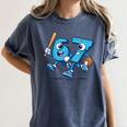 67 Six Seven Italian Brainrot Kid Baseball 67 Meme Christmas Women's Comfort Colors T-Shirt Moss 67 Six Seven Italian Brainrot Kid Baseball 67 Meme Christmas Women's Comfort Colors T-Shirt Moss