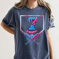 67 Six Seven Meme Baseball Ice Cream Drip 67 Gen Alpha Slang Women's Comfort Colors T-Shirt Moss