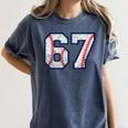 67 Sports Meme – Baseball Number 6 7 Women's Comfort Colors T-Shirt Moss 67 Sports Meme – Baseball Number 6 7 Women's Comfort Colors T-Shirt Moss