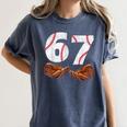 67 Trend Baseball Glove Number Style Women's Comfort Colors T-Shirt Moss 67 Trend Baseball Glove Number Style Women's Comfort Colors T-Shirt Moss