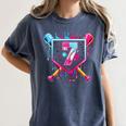 7th Birthday Boys Baseball Ice Cream Drip Boys Baseball Women's Comfort Colors T-Shirt Moss 7th Birthday Boys Baseball Ice Cream Drip Boys Baseball Women's Comfort Colors T-Shirt Moss