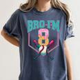 8th Birthday Boy Bro I'm 8 Years Old Baseball Theme Women's Comfort Colors T-Shirt Moss 8th Birthday Boy Bro I'm 8 Years Old Baseball Theme Women's Comfort Colors T-Shirt Moss