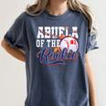 Abuela Rookie Of Year 1st Birthday Baseball Theme Matching Women's Comfort Colors T-Shirt Moss Abuela Rookie Of Year 1st Birthday Baseball Theme Matching Women's Comfort Colors T-Shirt Moss