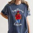 African American Baseball Mom Sagittarius Queen Zodiac Sign Women's Comfort Colors T-Shirt Moss African American Baseball Mom Sagittarius Queen Zodiac Sign Women's Comfort Colors T-Shirt Moss