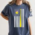 American Flag Baseball Mom Team Women's Comfort Colors T-Shirt Moss American Flag Baseball Mom Team Women's Comfort Colors T-Shirt Moss