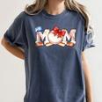 Ball Mom Bow Tie Baseball Mom Women's Comfort Colors T-Shirt Moss Ball Mom Bow Tie Baseball Mom Women's Comfort Colors T-Shirt Moss