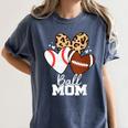 Ball Mom Football Baseball Mom Heart Women's Comfort Colors T-Shirt Moss Ball Mom Football Baseball Mom Heart Women's Comfort Colors T-Shirt Moss