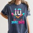 Baseball 10 Year Old Ice Cream Drip 10th Bday Double Digits Women's Comfort Colors T-Shirt Moss Baseball 10 Year Old Ice Cream Drip 10th Bday Double Digits Women's Comfort Colors T-Shirt Moss