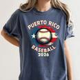Baseball 2026 Puerto Rico Island Pride Sports Theme Women's Comfort Colors T-Shirt Moss Baseball 2026 Puerto Rico Island Pride Sports Theme Women's Comfort Colors T-Shirt Moss