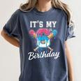 Baseball 6 Year Old Ice Cream Drip 6th Birthday Boy Number 6 Women's Comfort Colors T-Shirt Moss Baseball 6 Year Old Ice Cream Drip 6th Birthday Boy Number 6 Women's Comfort Colors T-Shirt Moss