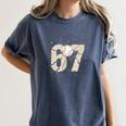 Baseball 67 Six Seven Meme Number Women's Comfort Colors T-Shirt Moss Baseball 67 Six Seven Meme Number Women's Comfort Colors T-Shirt Moss