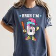 Baseball 6th Birthday Boy Ice Cream Drip Bruh I'm 6 Year Old Women's Comfort Colors T-Shirt Moss Baseball 6th Birthday Boy Ice Cream Drip Bruh I'm 6 Year Old Women's Comfort Colors T-Shirt Moss