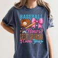 Baseball Or Bows Great Grandma Loves You Gender Reveal Women's Comfort Colors T-Shirt Moss Baseball Or Bows Great Grandma Loves You Gender Reveal Women's Comfort Colors T-Shirt Moss