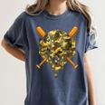 Baseball Camo Boys Ice Cream Youth Baseball Women's Comfort Colors T-Shirt Moss
