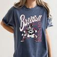 Baseball Catcher Gear Home Plate Women's Comfort Colors T-Shirt Moss Baseball Catcher Gear Home Plate Women's Comfort Colors T-Shirt Moss