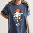 Baseball Christmas Ball Hat Snow Winter Premium Tri-Blend Women's Comfort Colors T-Shirt Moss
